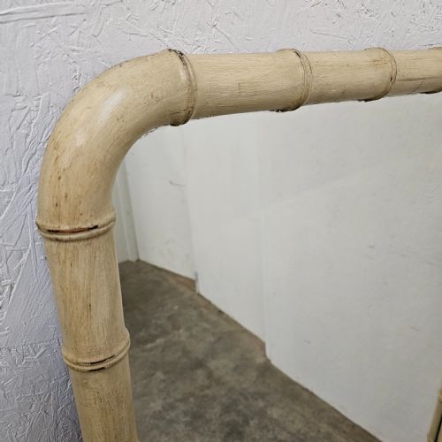 fig 1. Large French Painted Faux Bamboo Mirror