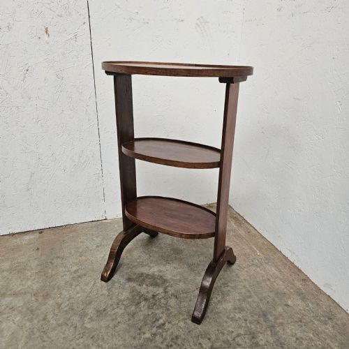 fig 1. Fruitwood Three Tier Patisserie Etagere