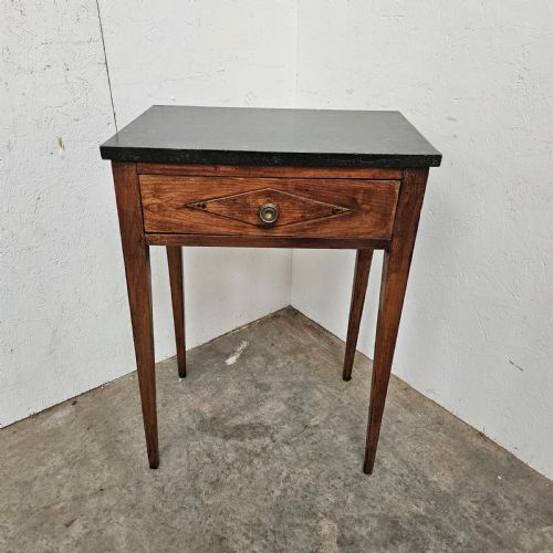 Panelled Fossil Marble Side Table