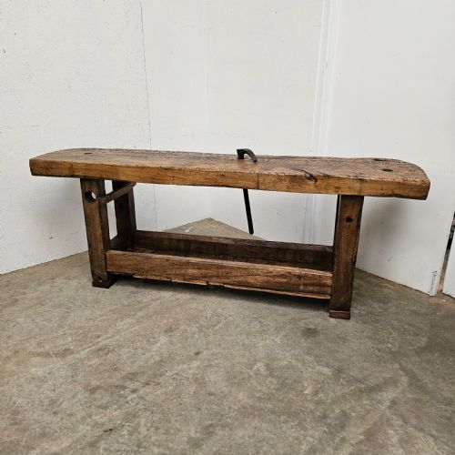 french beech oak artisans workbench - CATEGORY: ANTIQUE FURNITURE - DATED 19TH CENTURY