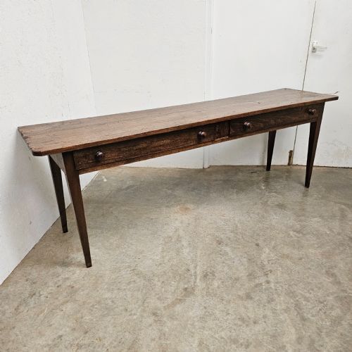 Two Drawer Country Work Table