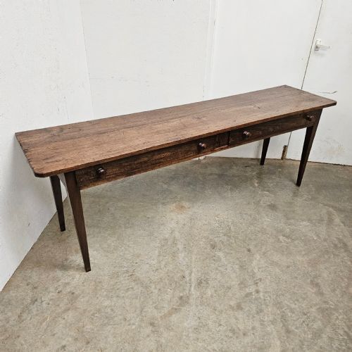 fig 1. Two Drawer Country Work Table