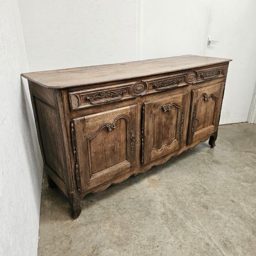 fig 1. 18th Century French Carved Oak Enfilade