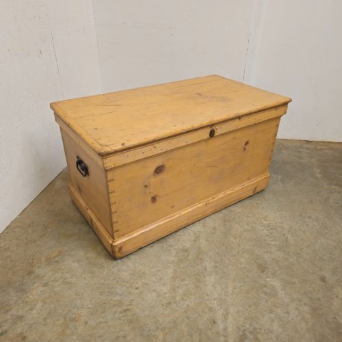 fig 1. Antique Pine Blanket Box