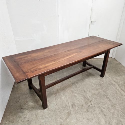 fig 3. French Walnut Two-Board Top Refectory Table (7ft +)