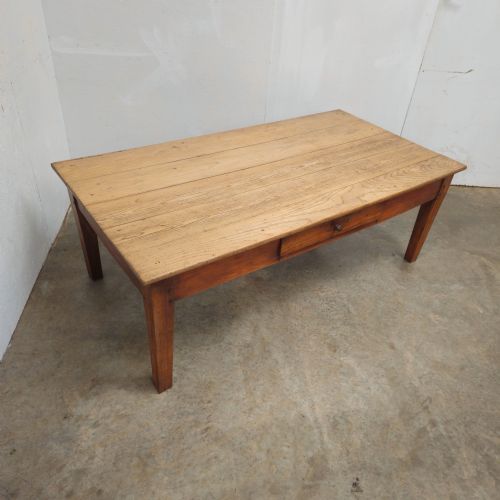 fig 2. Large Scrub Top 19th Century Pine Low Table
