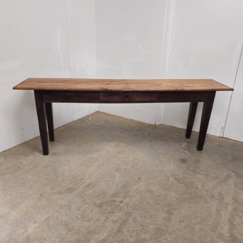 fig 1. French Country Pine & Oak Serving Table