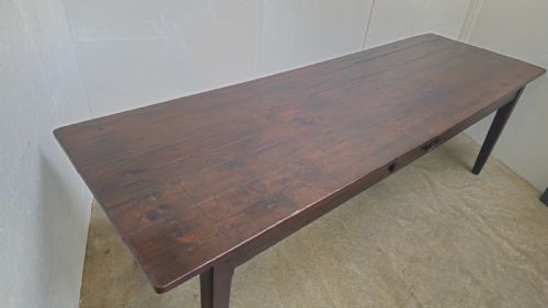 LONG FRENCH OAK FARMHOUSE TABLE 8FT - ADDITIONAL PHOTO 2