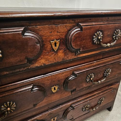 fig 1. 18th Century French Walnut Commode