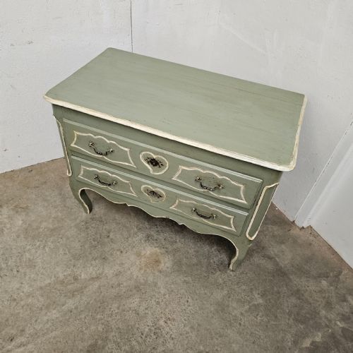 18TH CENTURY PROVINCIAL FRENCH PAINTED COMMODE - ADDITIONAL PHOTO 1