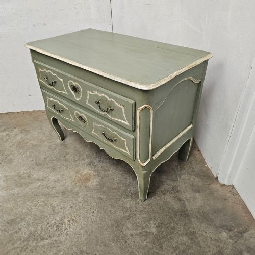 18TH CENTURY PROVINCIAL FRENCH PAINTED COMMODE - ADDITIONAL PHOTO 5