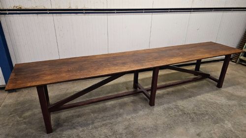 125 FT PINE COMMUNITY HARVEST TABLE - ADDITIONAL PHOTO 1