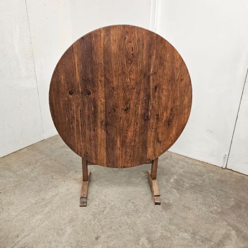 French Pine Folding Vineyard Table