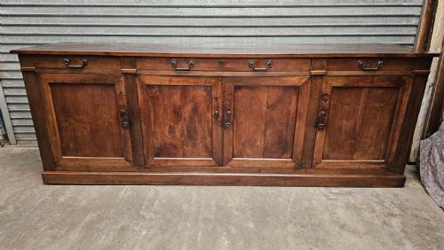Large French Walnut & Oak Enfilade (9 Foot)