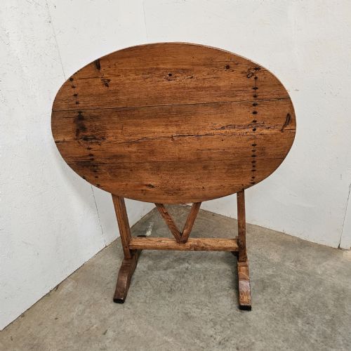 fig 1. French Pine & Oak Orchard Table