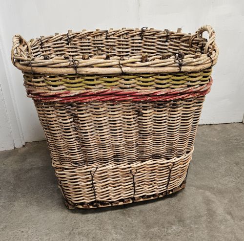 fig 1. French Champagne Harvest Basket (Log Basket)