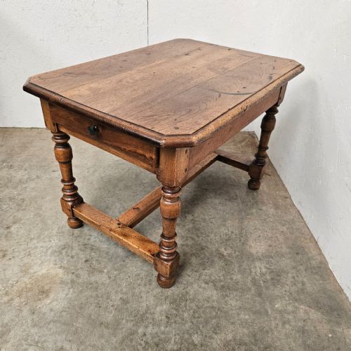 Diminutive French Walnut End Table