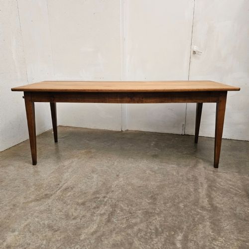 FRENCH 19TH FADED CHERRY FARM TABLE - ADDITIONAL PHOTO 5