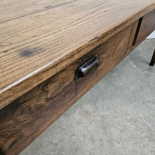 fig 2. French Chestnut Two Drawer Serving Table