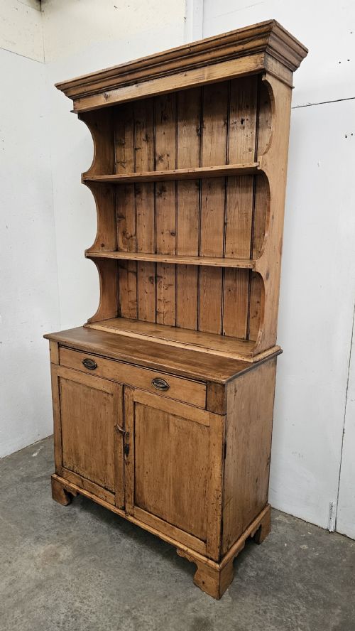 fig 1. English Pine Two Part Dresser