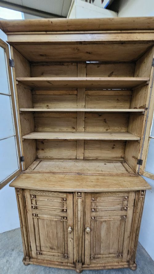 fig 2. English Pine Two Part Bookcase