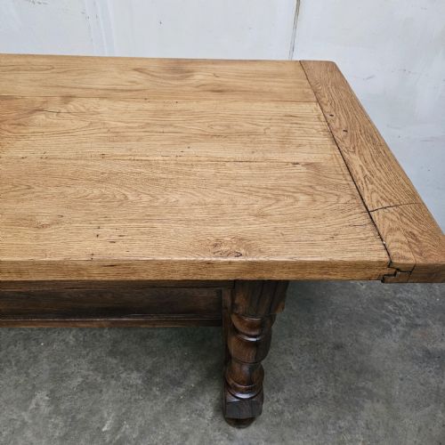 fig 2. Substantial French Oak Farmhouse Table