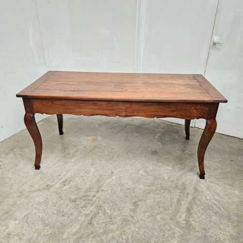 fig 1. Decorative French Cabriole Leg Farmhouse Table (Normandy)
