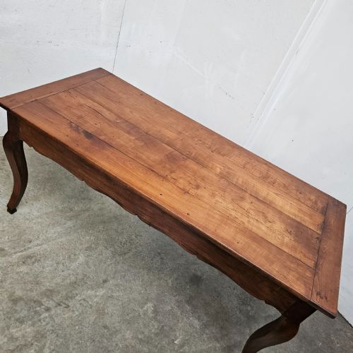 fig 2. Decorative French Cabriole Leg Farmhouse Table (Normandy)