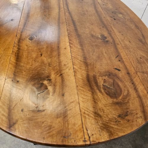 fig 2. Stunning French Oval Dining Table (Book-Matched Walnut)