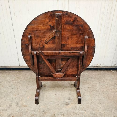 fig 1. French Pine & Oak Folding Vineyard Table