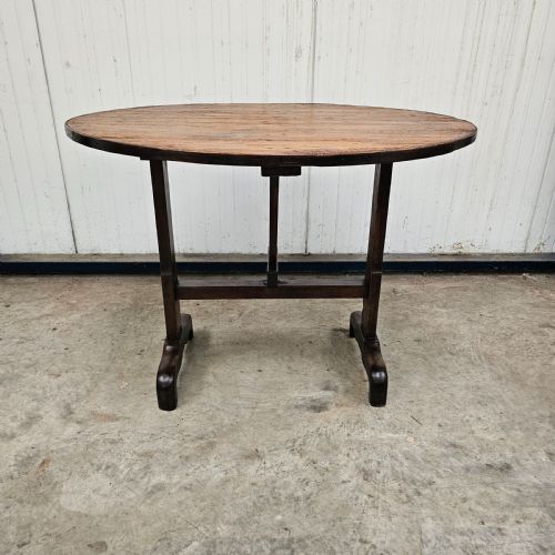 fig 2. French Pine & Oak Folding Vineyard Table