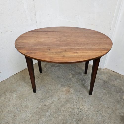 fig 2. French Walnut Drop-Leaf Table
