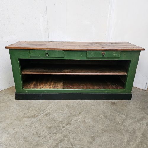 FRENCH PANELLED OAK SHOP COUNTER - ADDITIONAL PHOTO 5