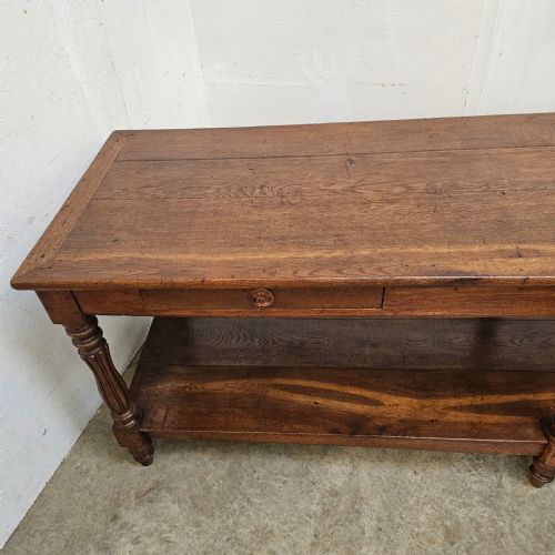 fig 2. French Oak Draper's table