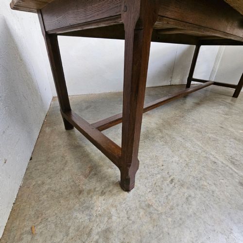 fig 1. Large French Pine & Oak Farmhouse Table