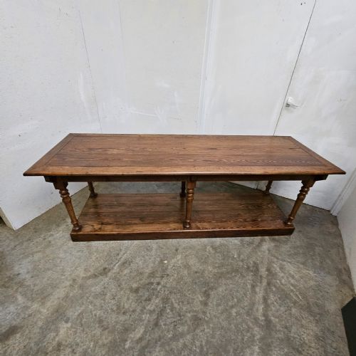 19TH CENTURY FRENCH PINE DRAPERS TABLE - ADDITIONAL PHOTO 1