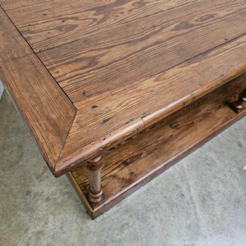 19TH CENTURY FRENCH PINE DRAPERS TABLE - ADDITIONAL PHOTO 5