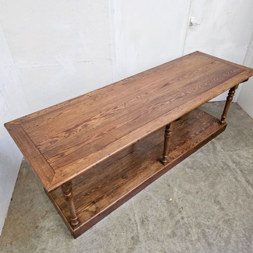 19TH CENTURY FRENCH PINE DRAPERS TABLE - ADDITIONAL PHOTO 6