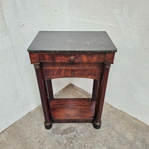 fig 1. French Empire Marble Top Console