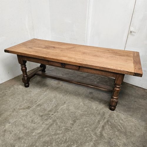 SUBSTANTIAL FRENCH OAK REFECTORY TABLE - ADDITIONAL PHOTO 1