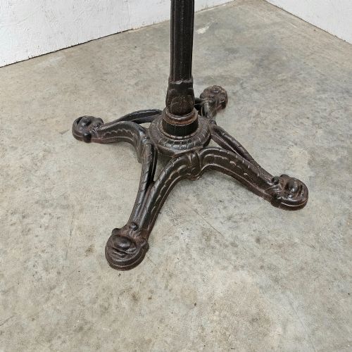 FRENCH MARBLE IRON CAFE TABLE - ADDITIONAL PHOTO 3