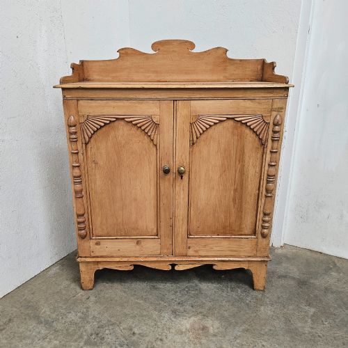 English Regency Pine Side Cabinet