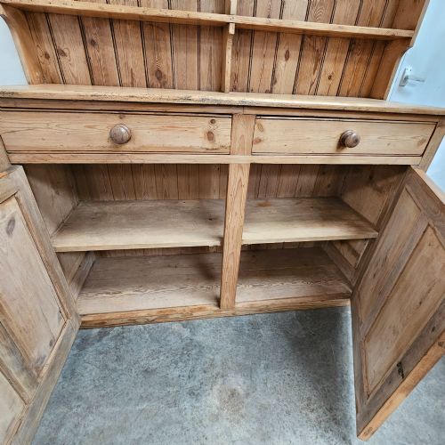fig 2. 19th Century English Panelled Pine Dresser