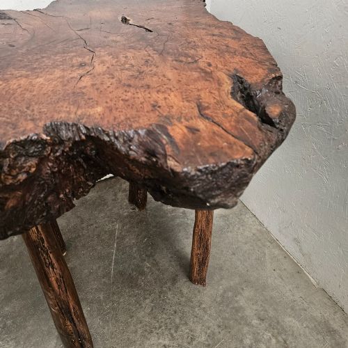 PRIMITIVE BURR THUYA TABLE - ADDITIONAL PHOTO 1