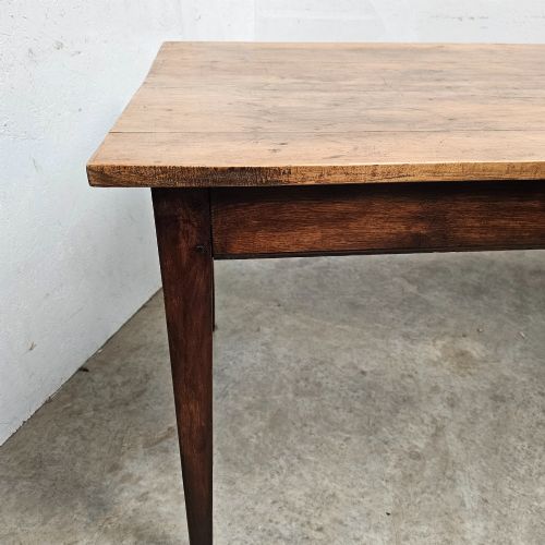 fig 2. French Pearwood & Oak Farm Table