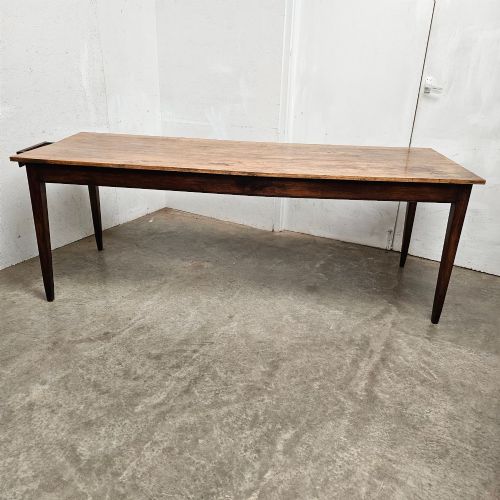 French Pearwood & Oak Farm Table
