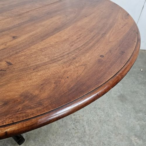 fig 1. Very Large French Walnut Folding Wine Tasting Table ('Table Vigneronne')