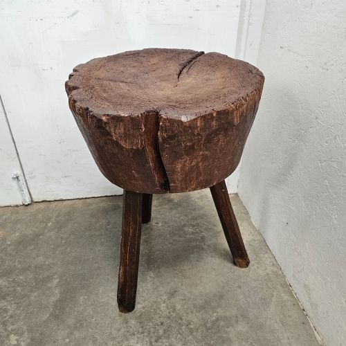 PRIMITIVE FRENCH BEECH GAME BLOCK - ADDITIONAL PHOTO 2