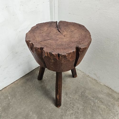 PRIMITIVE FRENCH BEECH GAME BLOCK - ADDITIONAL PHOTO 3