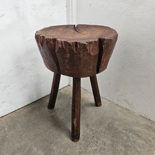 PRIMITIVE FRENCH BEECH GAME BLOCK - ADDITIONAL PHOTO 4